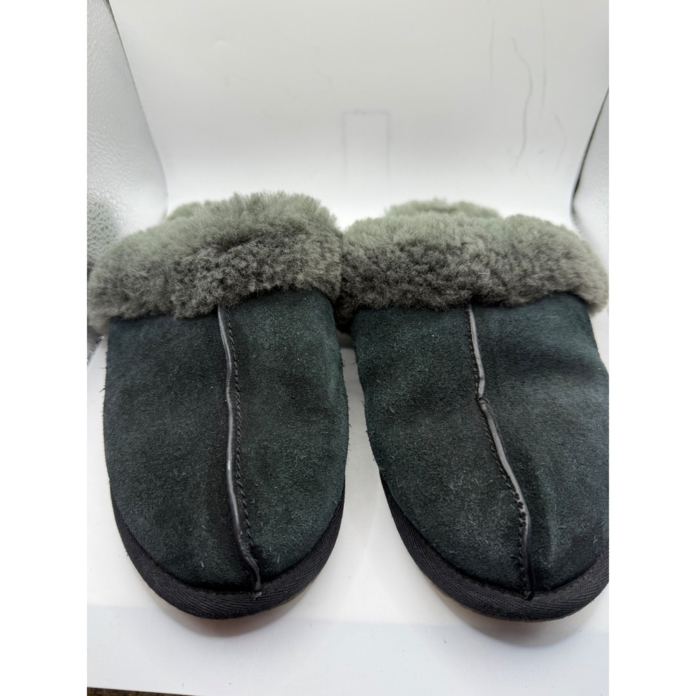 UGG Scuffette II‎ Suede Sheepskin Slippers Forest Green 1106829 Mens 8 Womens 10